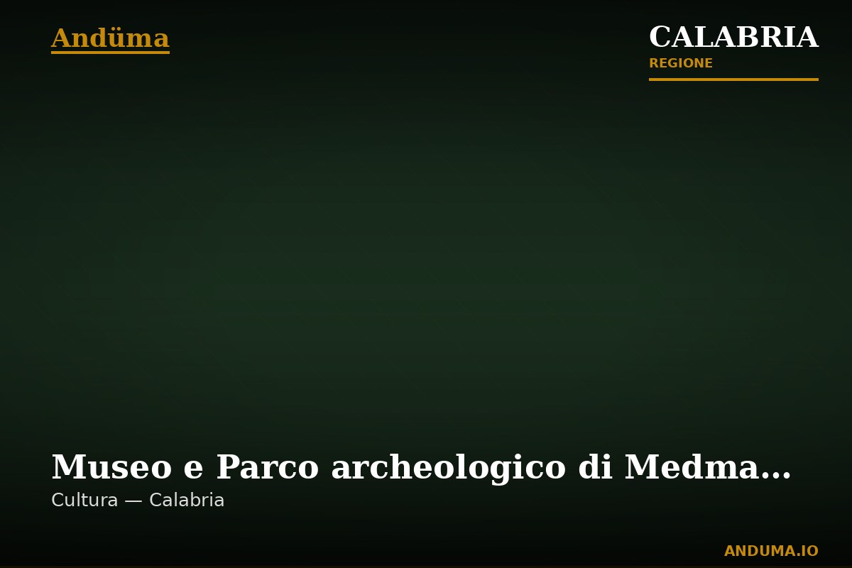Museo e Parco archeologico di Medma - Rosarno — Punto di interesse , Reggio Calabria