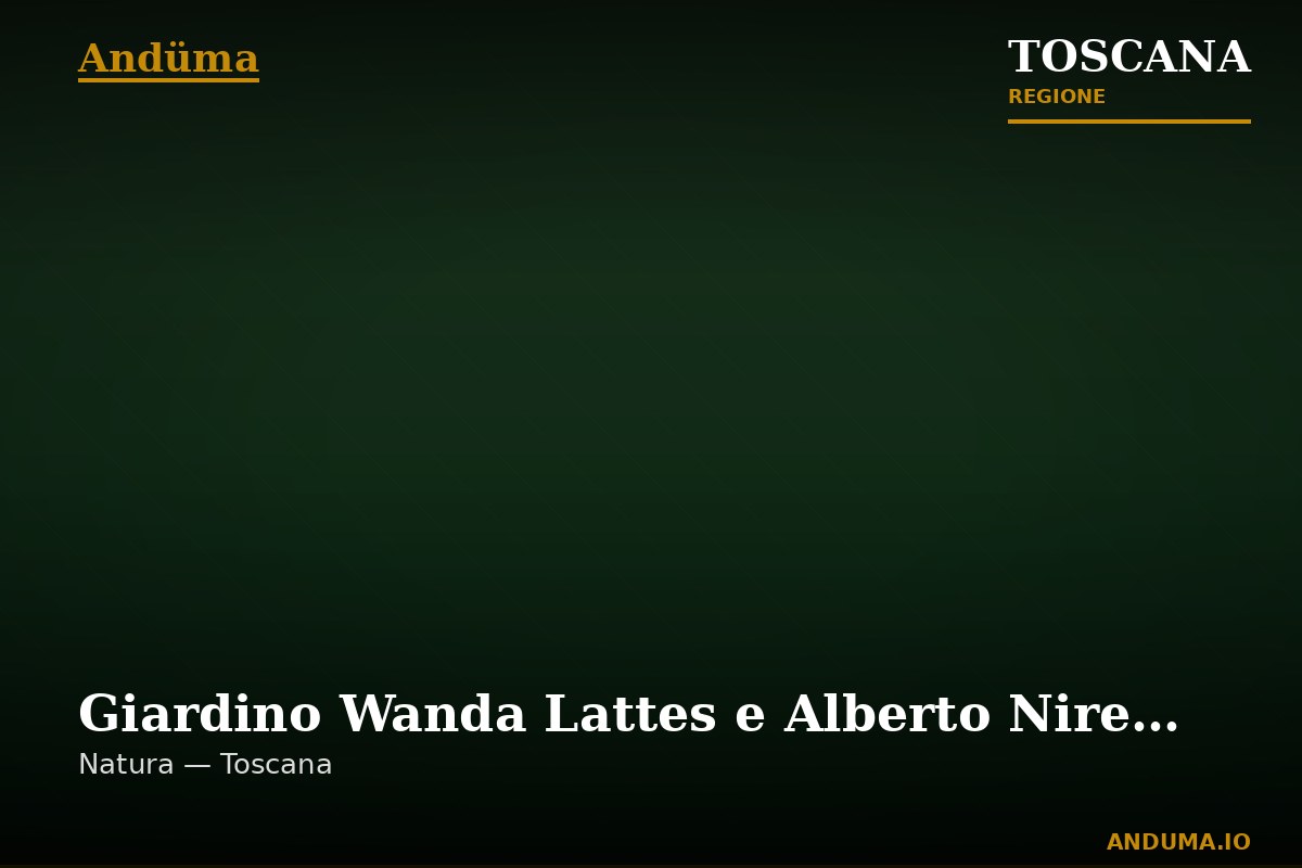 Giardino Wanda Lattes e Alberto Nirenstein — Punto di interesse a Firenze, Firenze