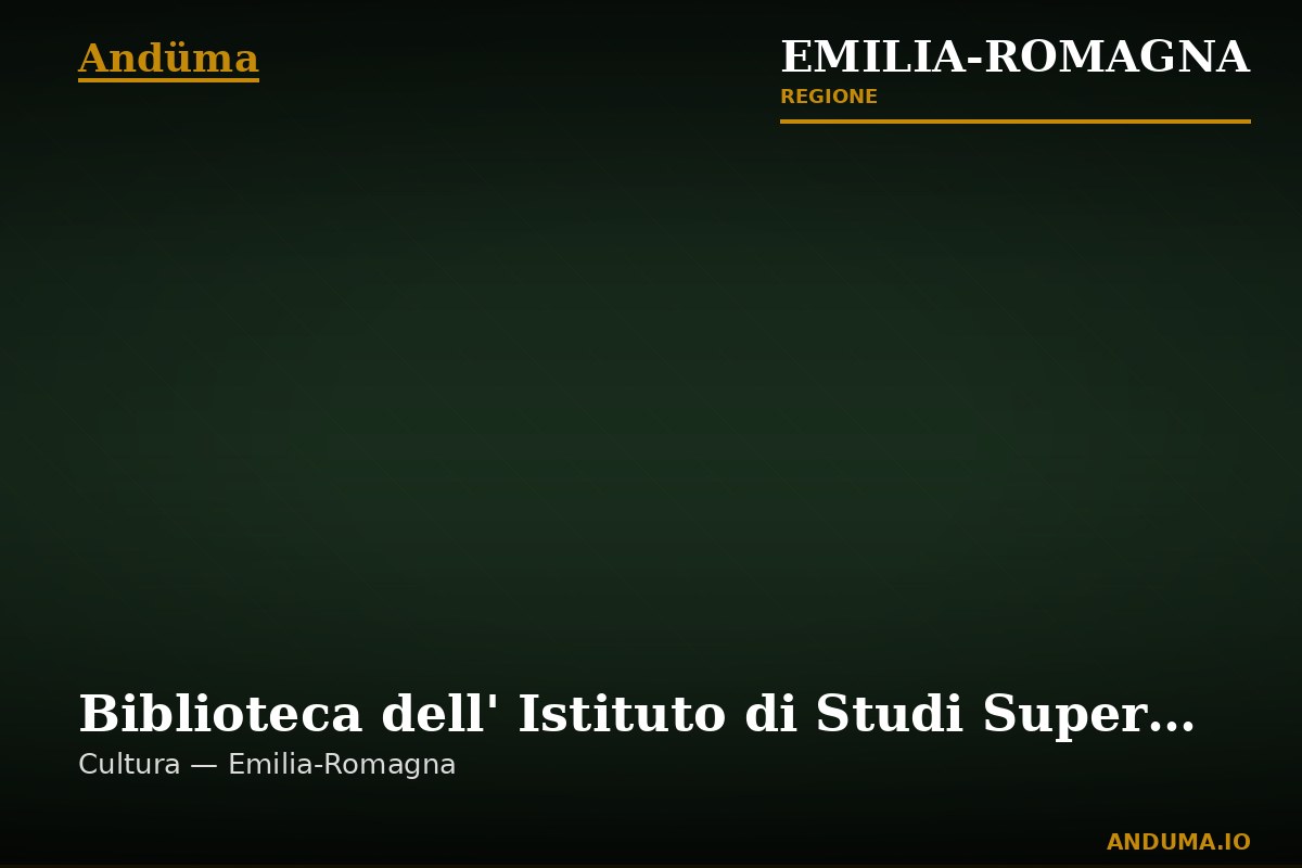 Biblioteca dell' Istituto di Studi Superiori. ISS. Università di Bologna — Punto di interesse a Bologna, Bologna