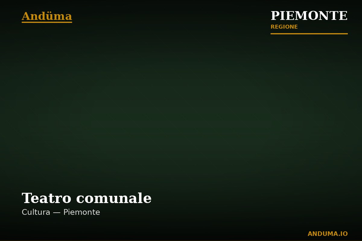 Teatro comunale — Punto di interesse a Santa Maria Maggiore, VCO