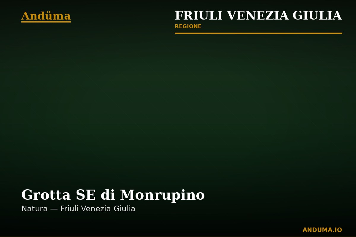 Grotta SE di Monrupino — Punto di interesse a Trieste, Trieste