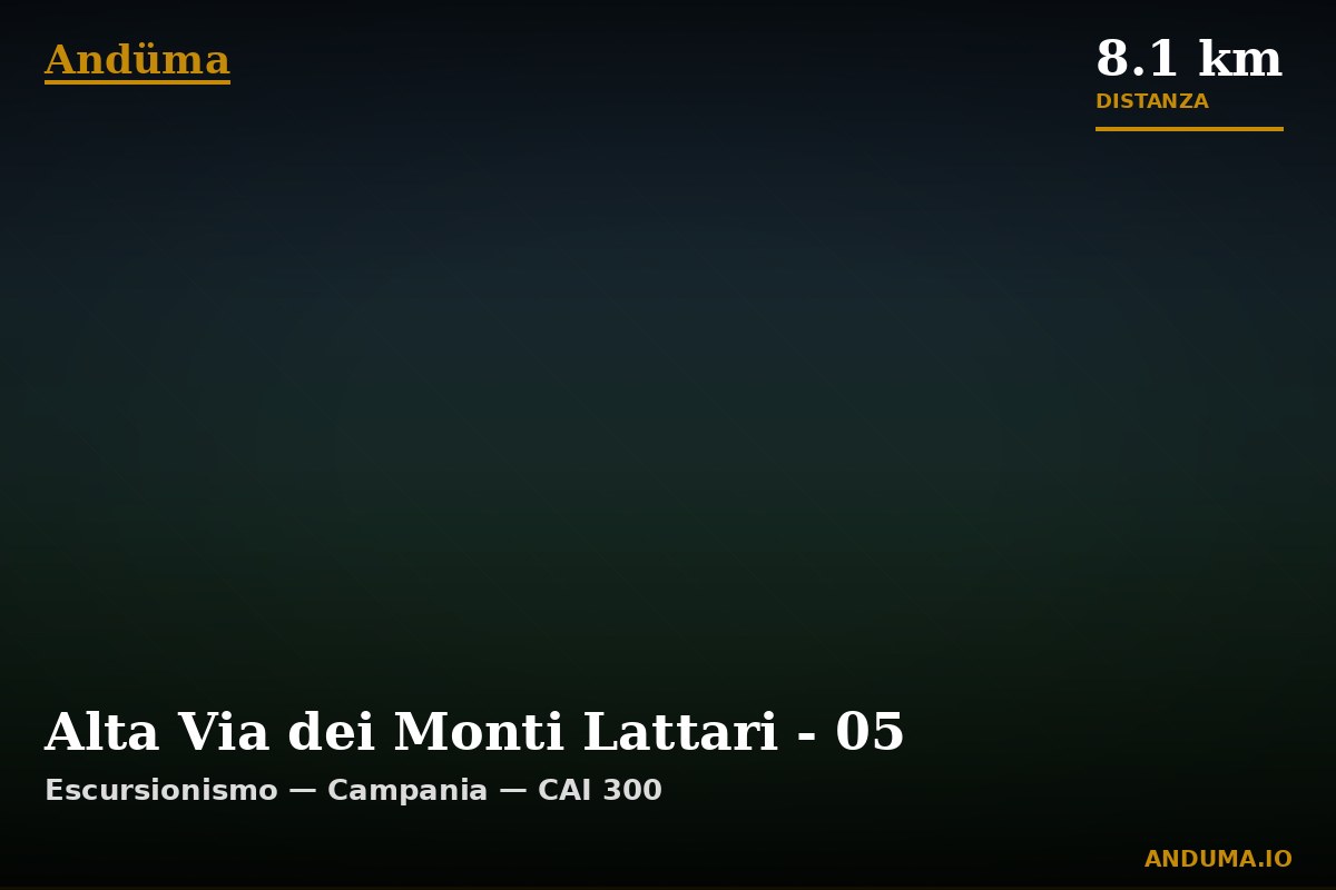 Alta Via dei Monti Lattari - 05 — Punto di interesse , Piedmont