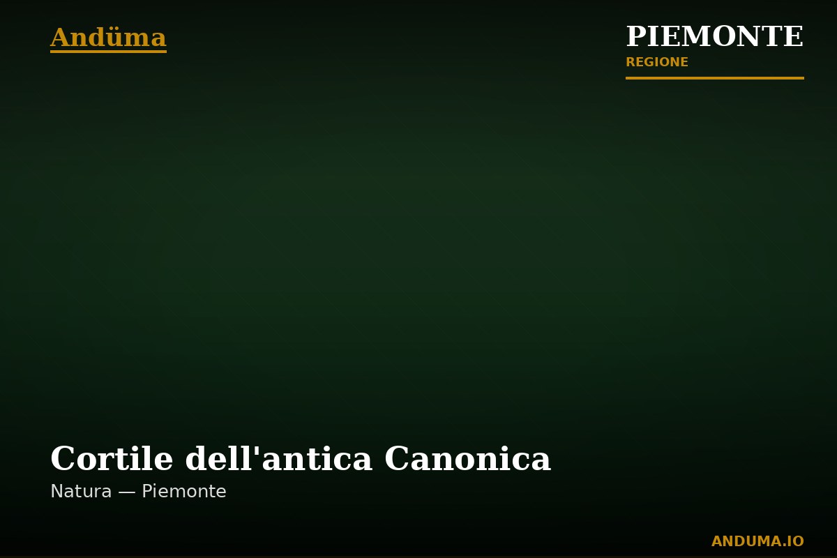 Cortile dell'antica Canonica — Punto di interesse a Castelnuovo Don Bosco, Asti