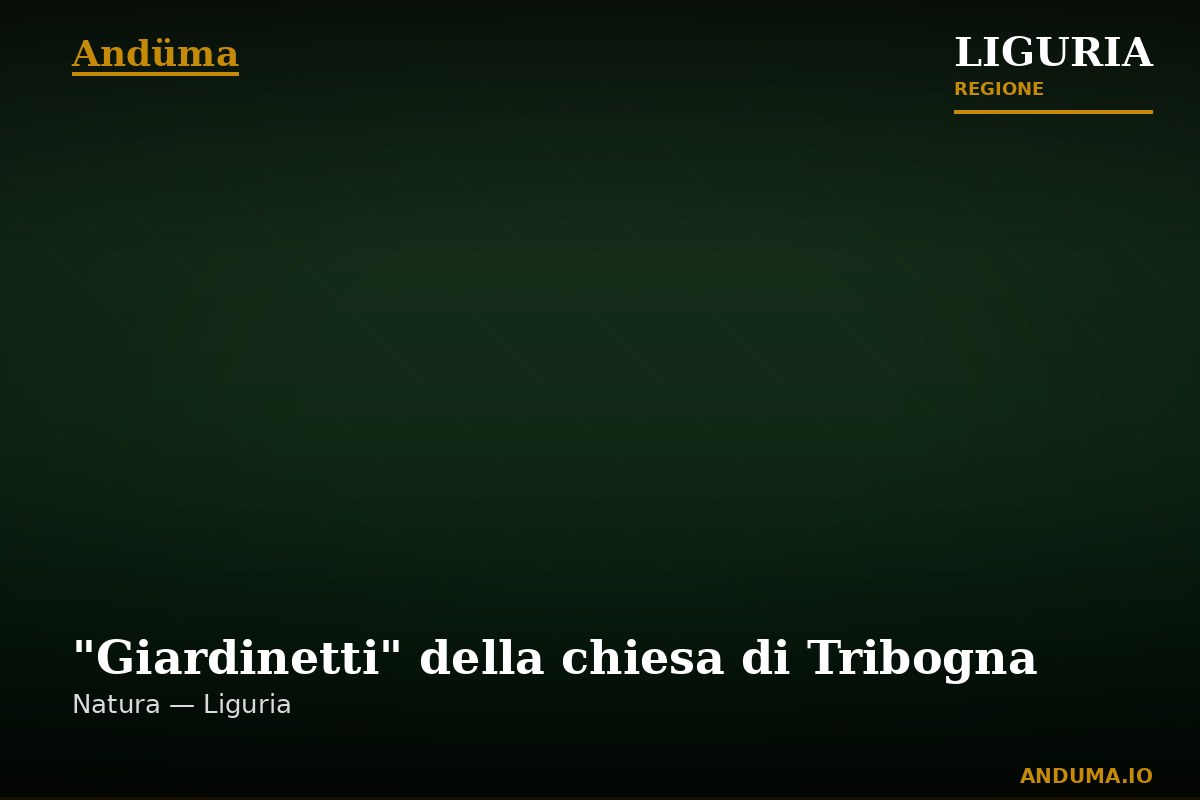 "Giardinetti" della chiesa di Tribogna — Punto di interesse a Camogli, Genova