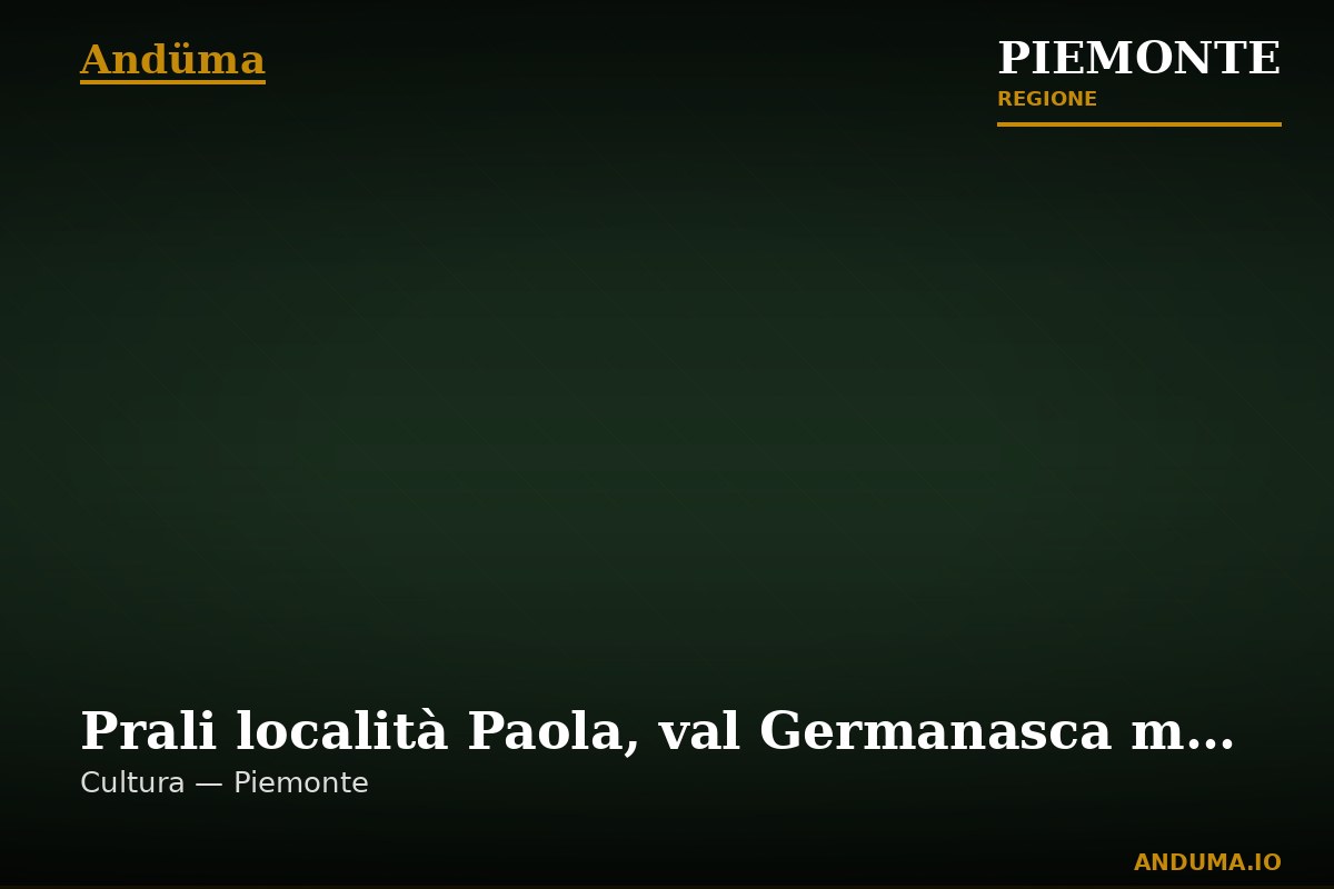 Prali località Paola, val Germanasca miniera talco — Punto di interesse a Paola, Torino