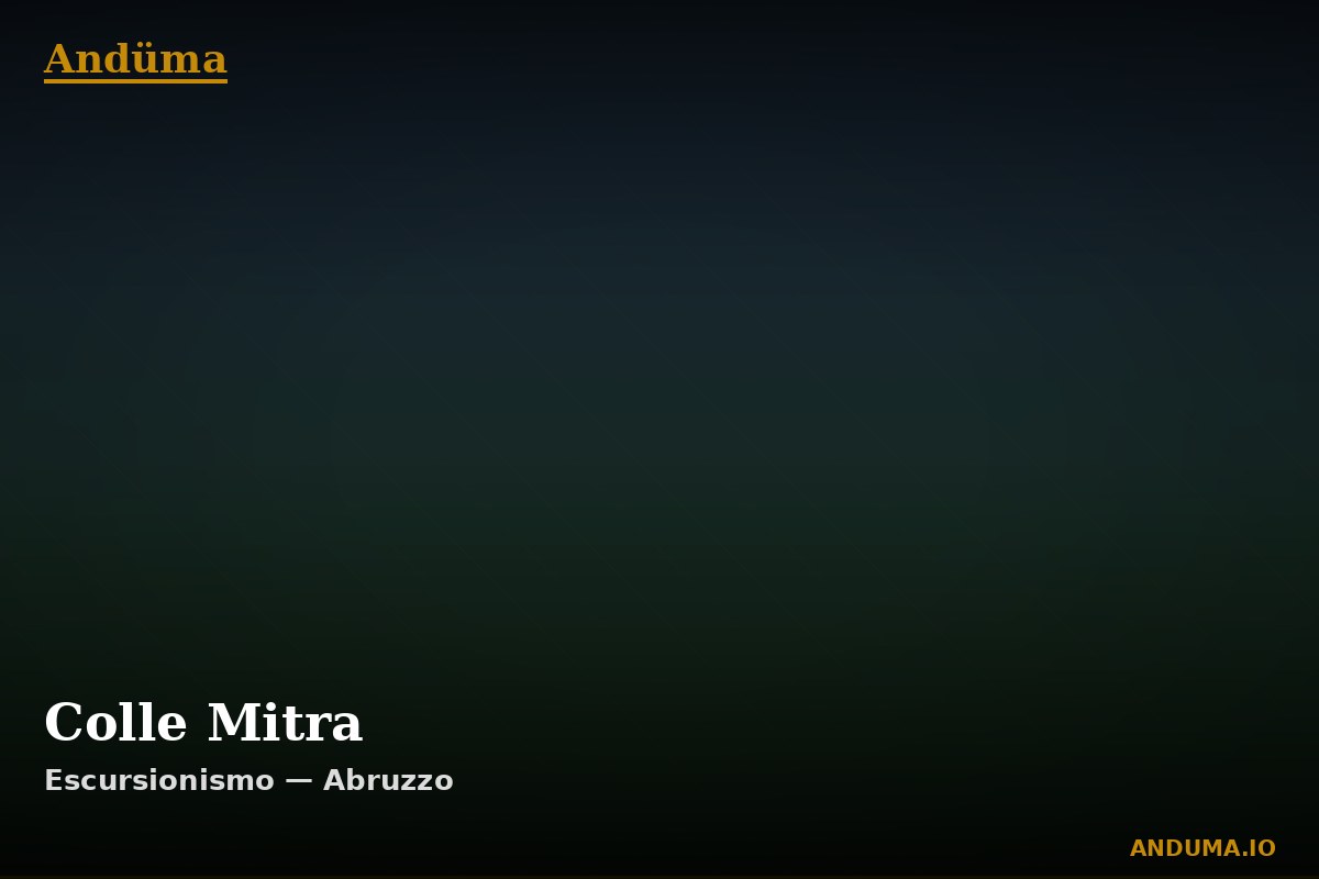 Colle Mitra — Punto di interesse a Sulmona, L'Aquila
