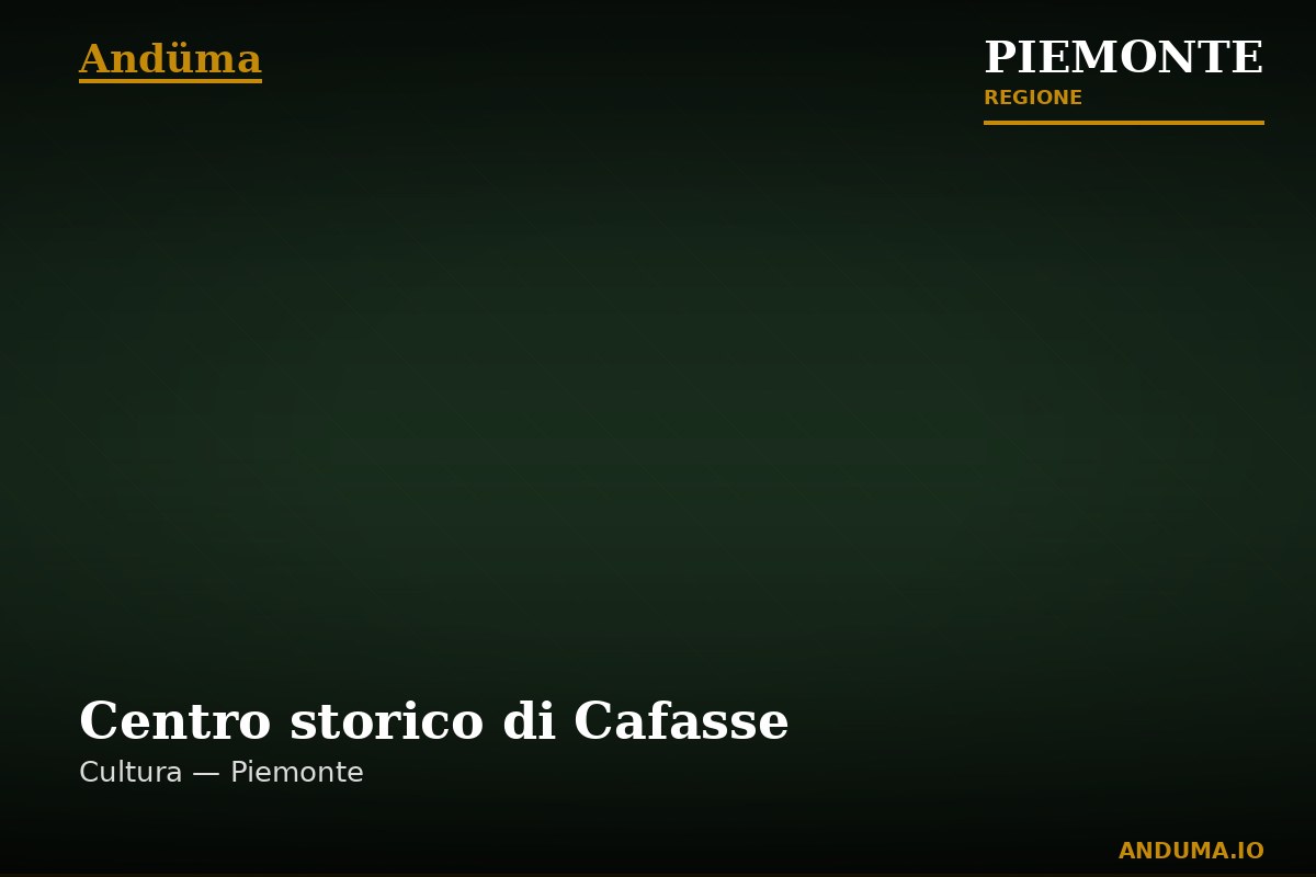 Centro storico di Cafasse — Punto di interesse a Cafasse, Torino