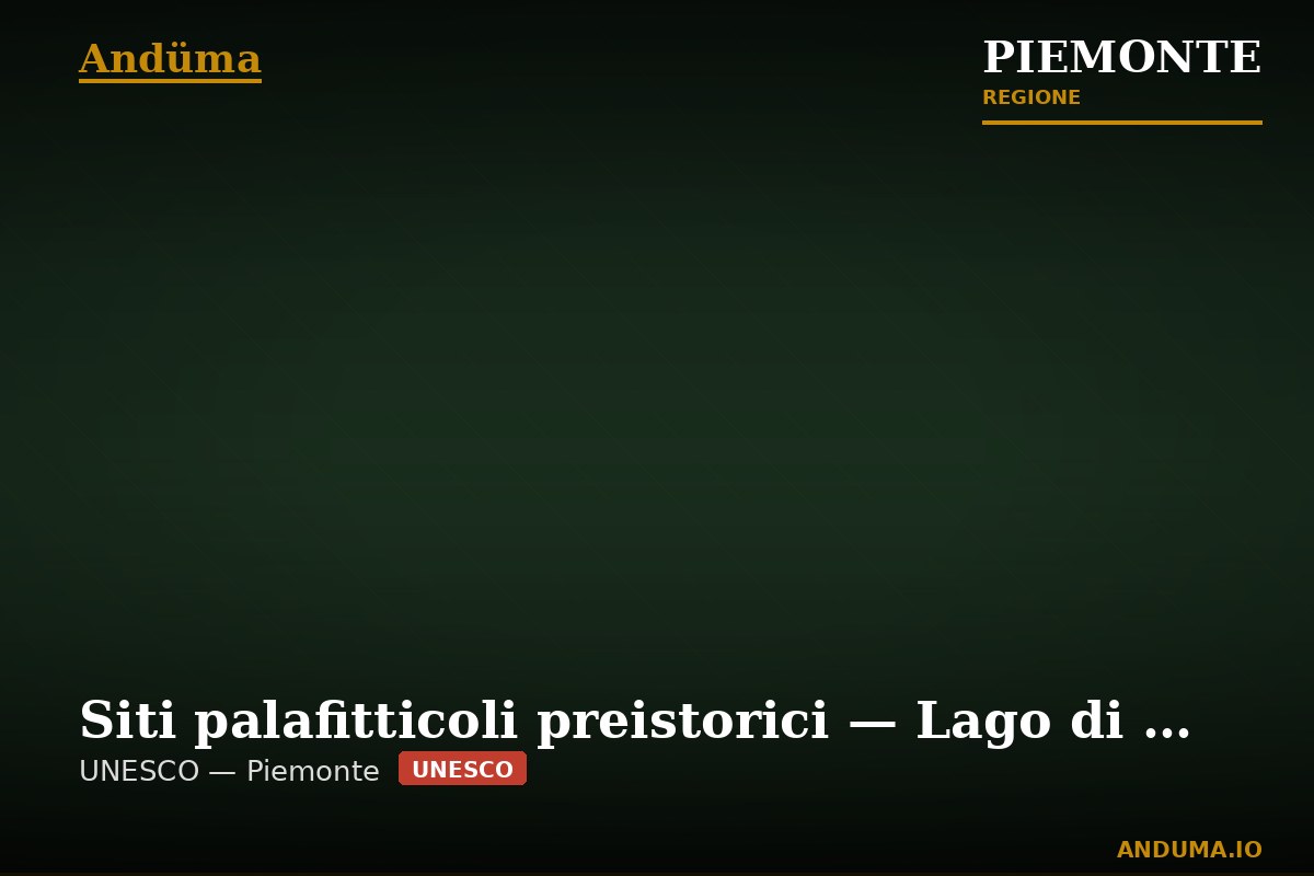 Siti palafitticoli preistorici — Lago di Viverone — Punto di interesse a Azeglio, Biella