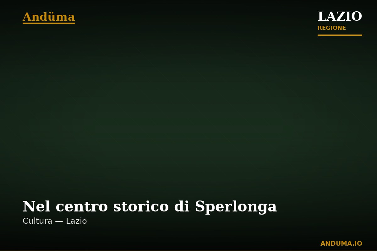 Nel centro storico di Sperlonga — Punto di interesse a Sperlonga, Latina
