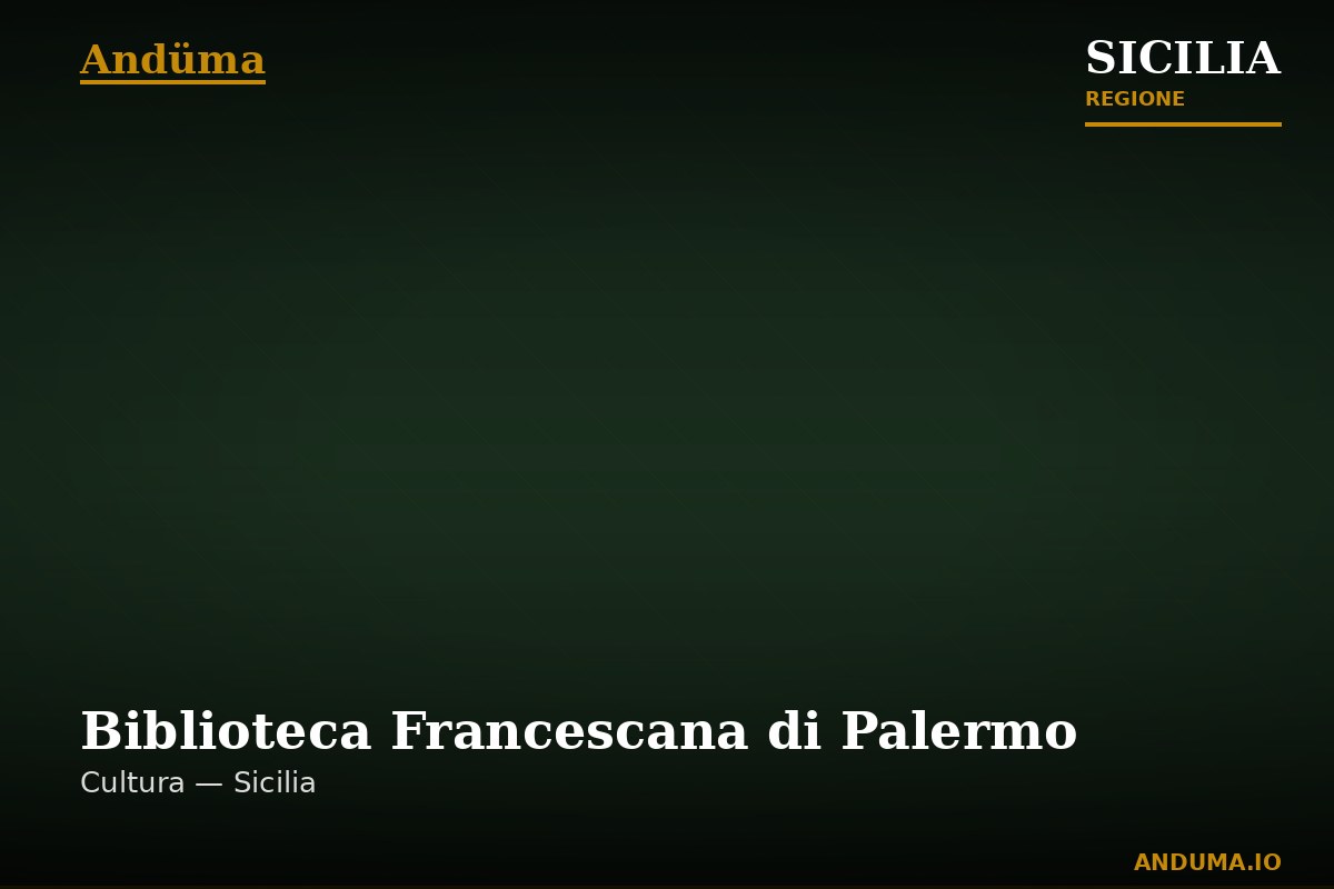 Biblioteca Francescana di Palermo — Punto di interesse a Palermo, Palermo