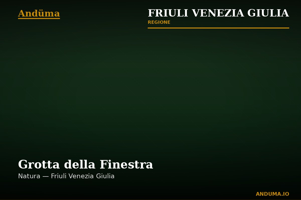 Grotta della Finestra — Punto di interesse a Trieste, Trieste