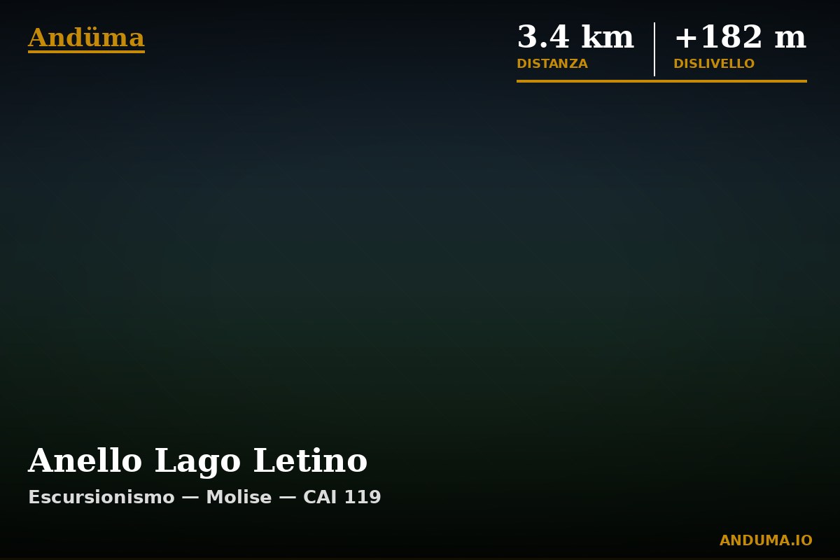 Anello Lago Letino — Punto di interesse , Piedmont