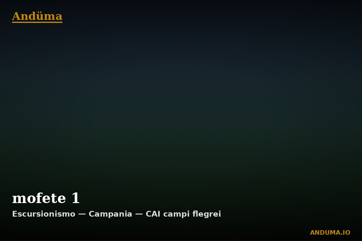 mofete 1 — Punto di interesse , Piedmont