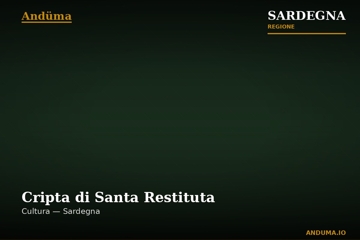 Cripta di Santa Restituta — Punto di interesse a Cagliari, Cagliari