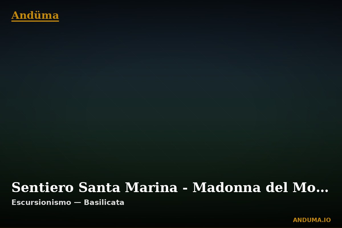 Sentiero Santa Marina - Madonna del Monte — Punto di interesse , Piedmont