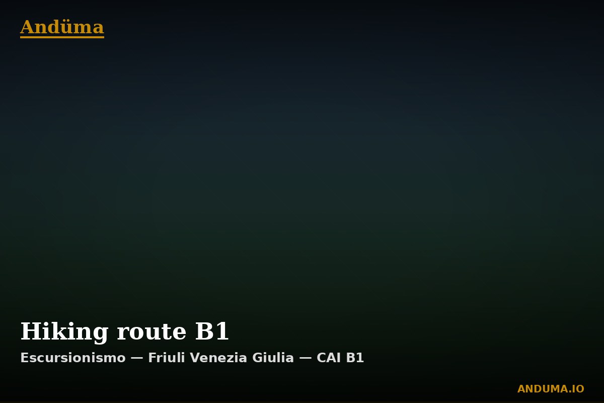 Hiking route B1 — Punto di interesse , Piedmont