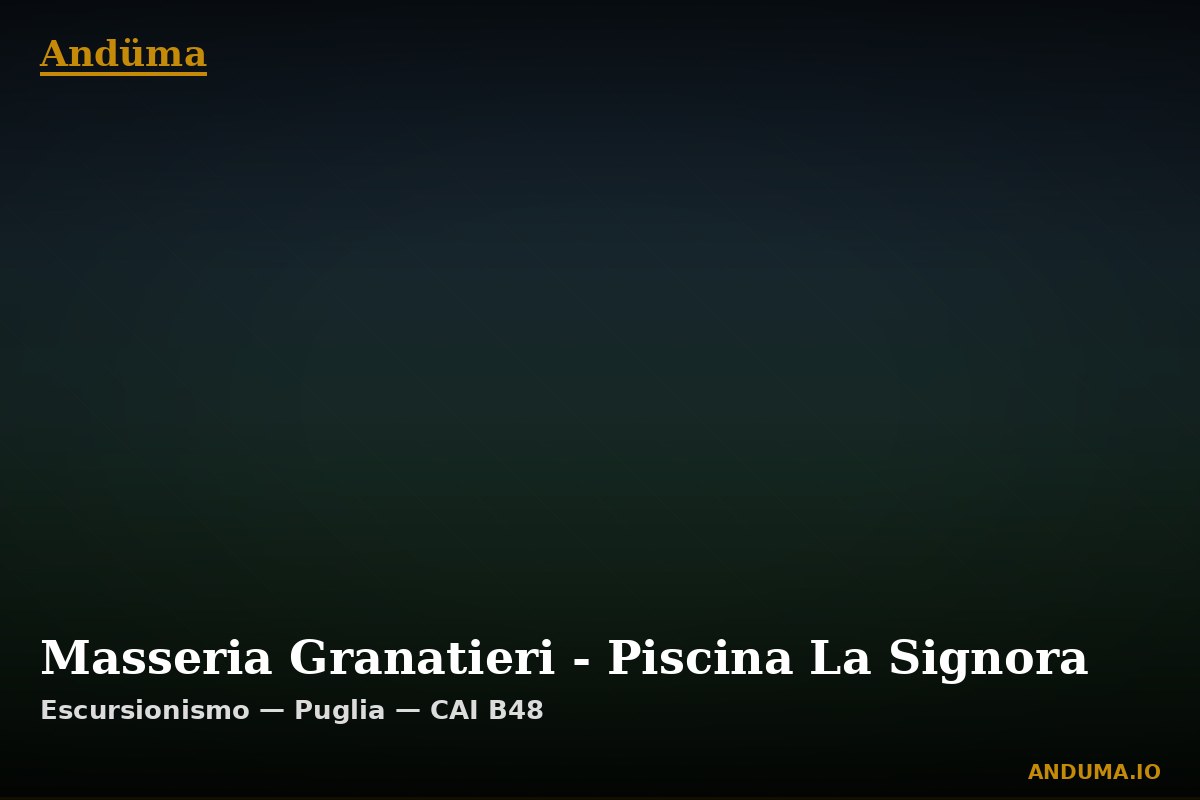 Masseria Granatieri - Piscina La Signora — Punto di interesse , Piedmont