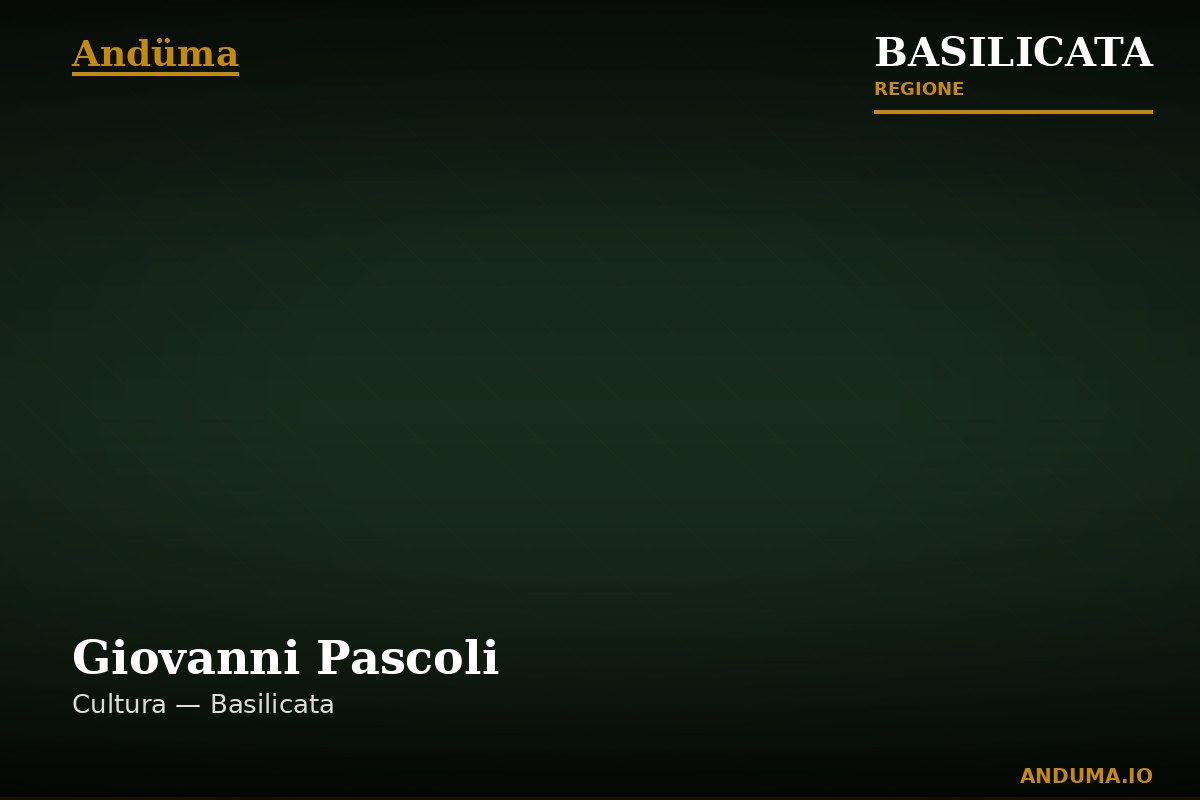 Giovanni Pascoli — Punto di interesse a Matera, Matera