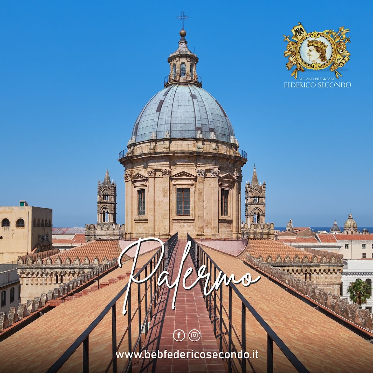 B&b Federico Secondo di Mendola Vincenzo — Alloggio a Palermo, Palermo