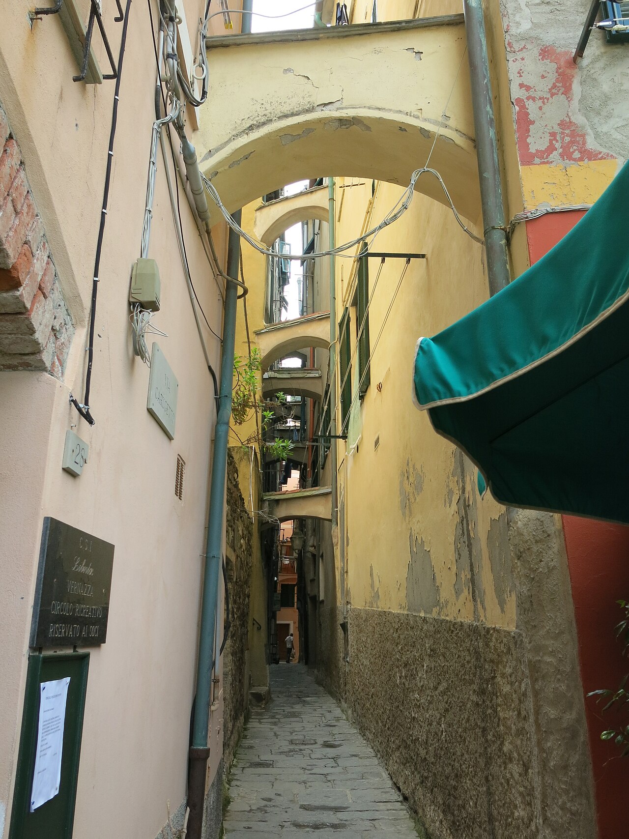 Appartamento storico sulla spiaggia, 2 camere con AC, 2 bagni e parking gratuito — Punto di interesse a Vernazza, La Spezia