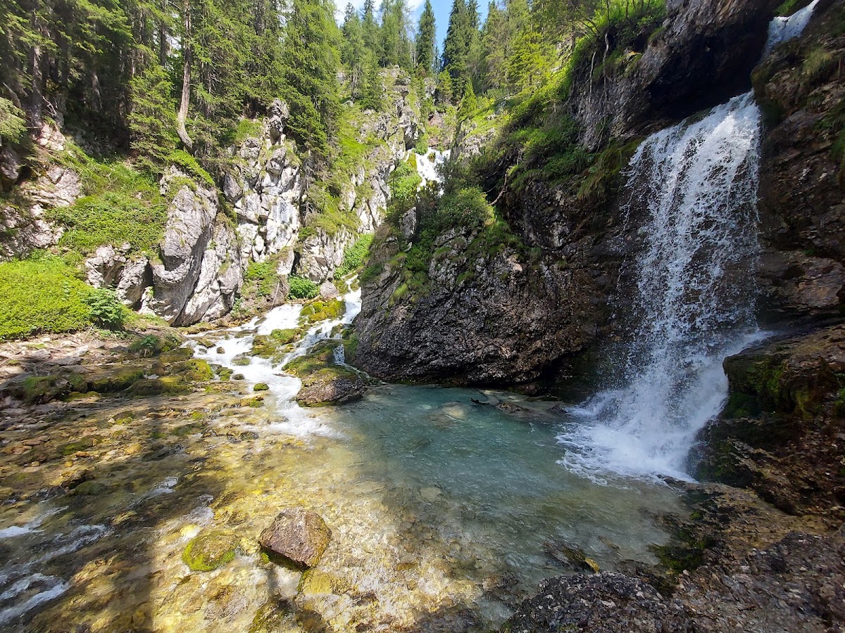 Cascate alte di Vallesinella — Punto di interesse a Madonna di Campiglio, Trento