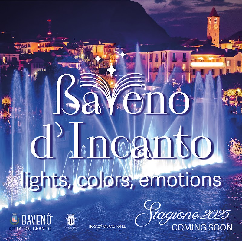 Baveno e Feriolo d'incanto - fontane luminose e proiezioni laser — Punto di interesse a Stresa, VCO