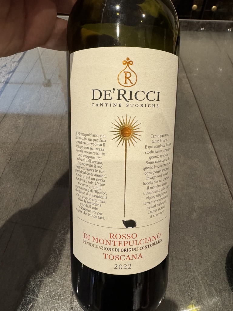 De' Ricci Cantine Storiche in Montepulciano — Punto di interesse a Pescara, Pescara