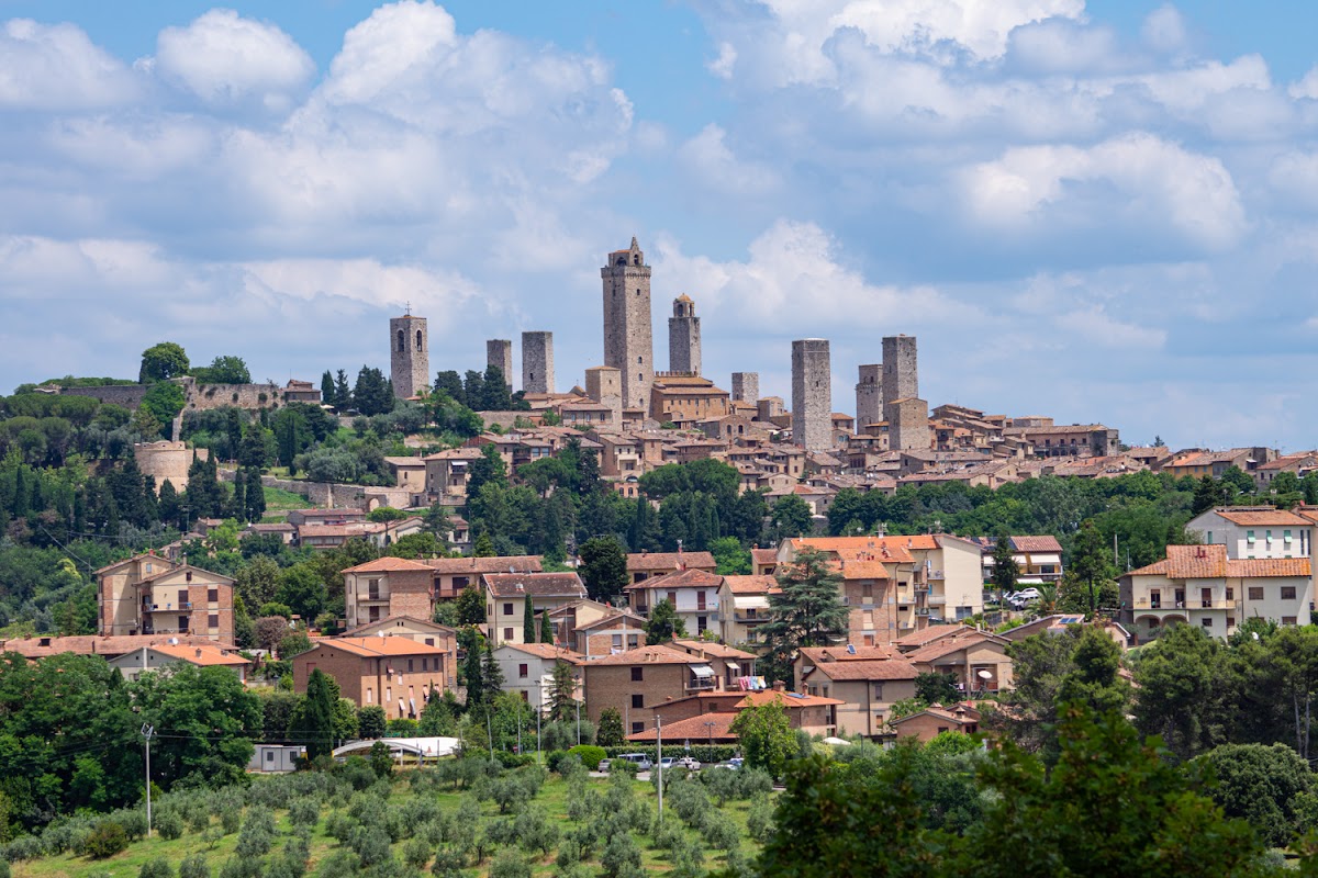 Panorama su San Gimignano — Punto di interesse a San Gimignano, Siena