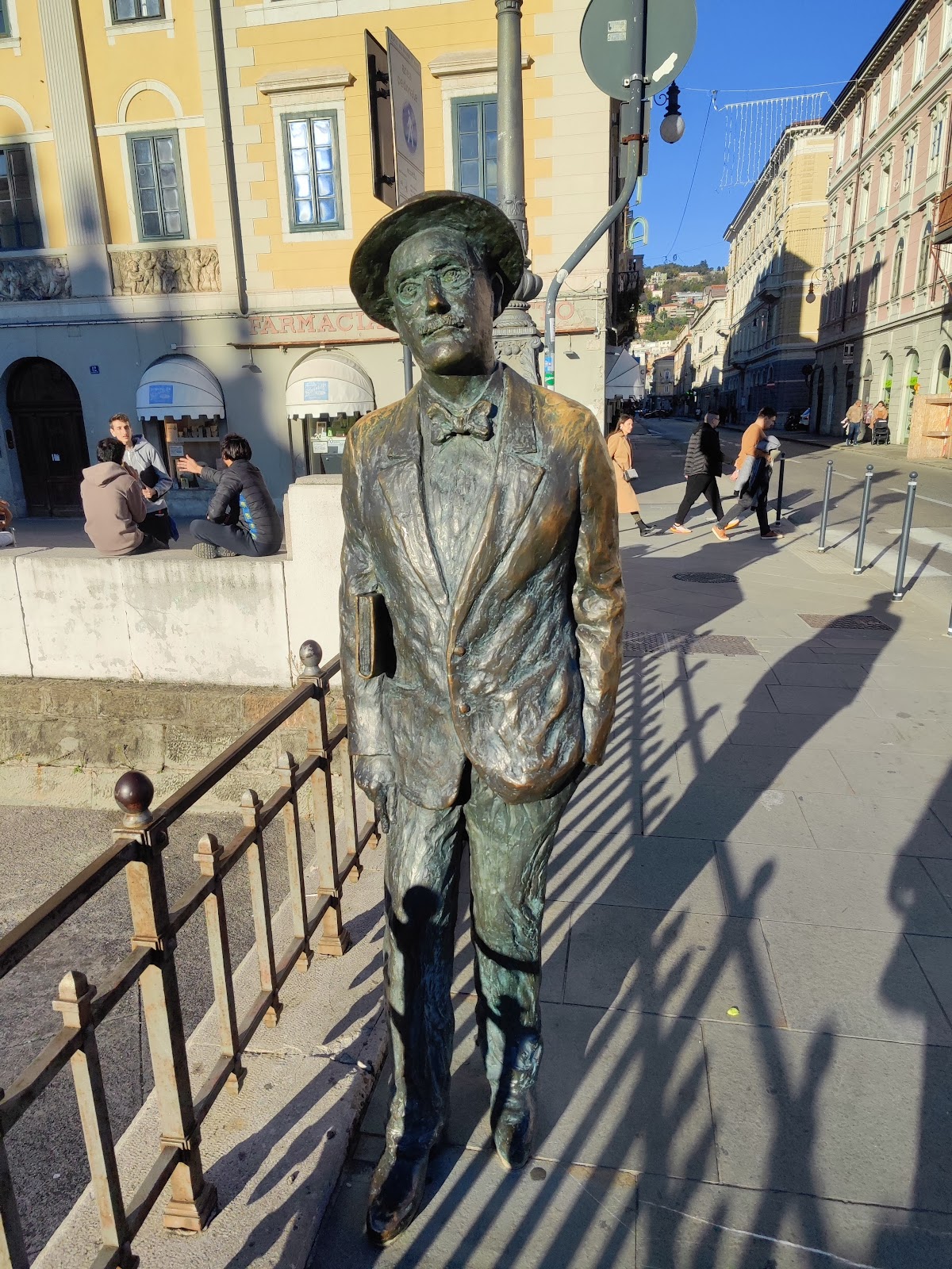 Statua di James Joyce