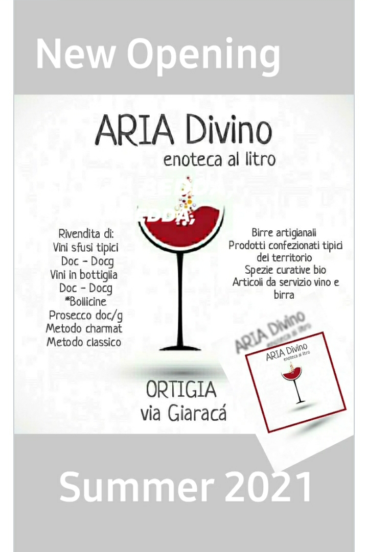 ARIA Divino enoteca al litro — Ristorante a Siracusa, Siracusa