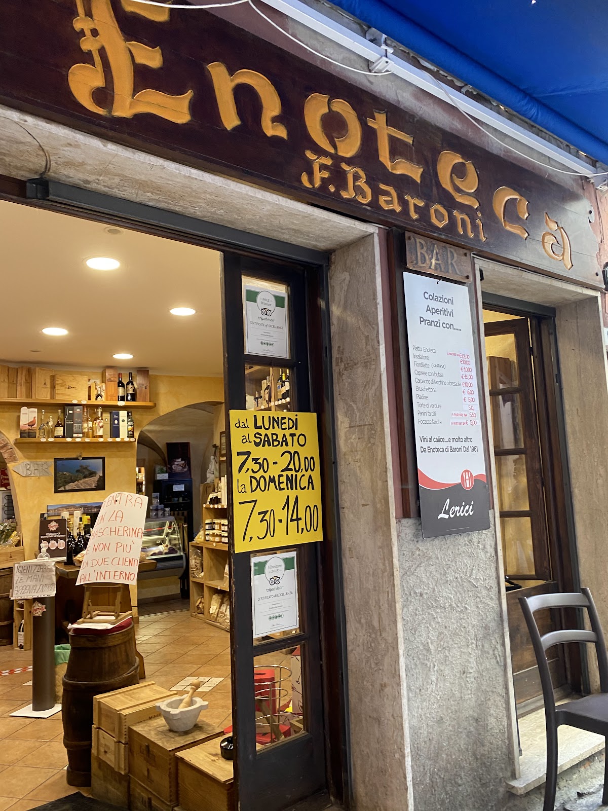 Baroni — Ristorante a Lerici, La Spezia