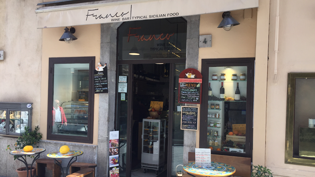 Franco Wine bar & Typical Sicilian Food — Ristorante a Taormina, Messina